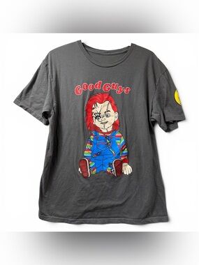 Universal Studios - Chucky - Good Guys - Wanna Play? - Grey T-Shirt